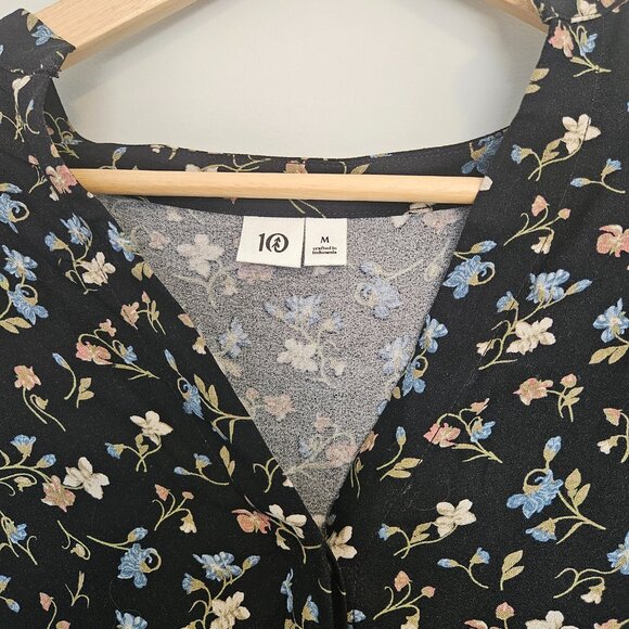 NWOT tentree Ecowoven Crepe Knee Length Long Sleeve Dress - Size Medium - Picture 5 of 6